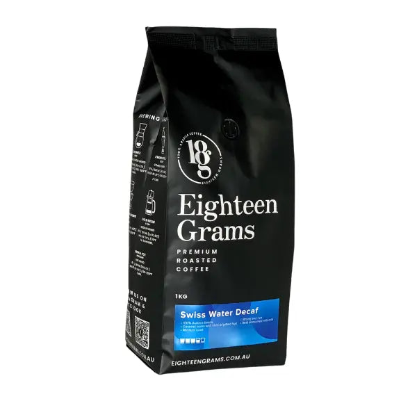 Swiss Water Decaf - Roasted Coffee eighteengrams