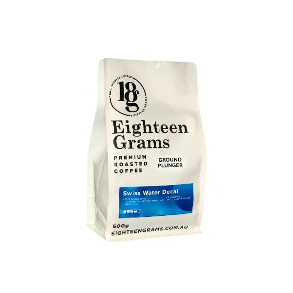 Swiss Water Decaf - Roasted Coffee eighteengrams