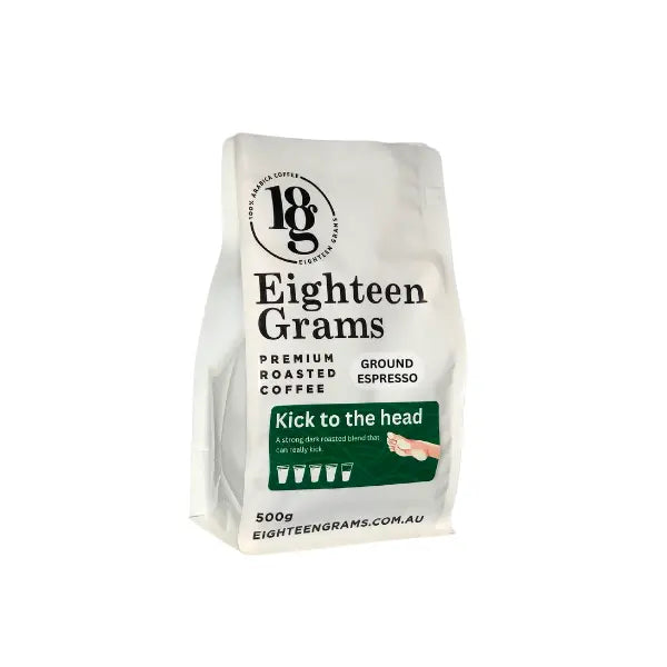 Kick To The Head - Roasted Coffee Beans Eighteen Grams
