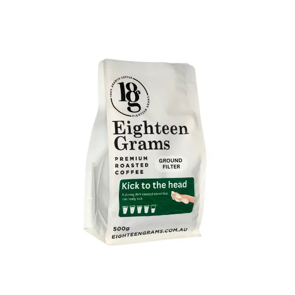 Kick To The Head - Roasted Coffee Beans Eighteen Grams