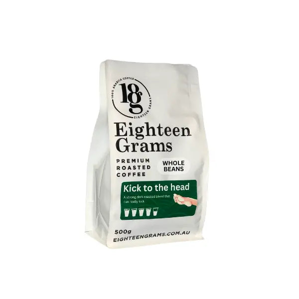 Kick To The Head - Roasted Coffee Beans Eighteen Grams