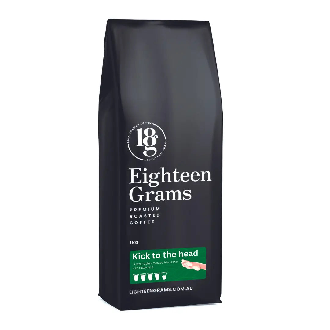 Kick To The Head - Roasted Coffee Beans Eighteen Grams