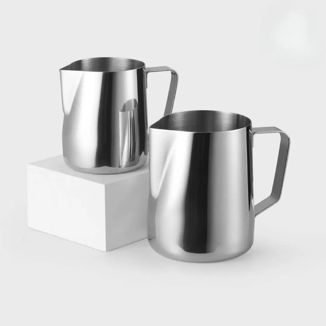 MILK JUG STAINLESS STEEL 600ml or 350ml