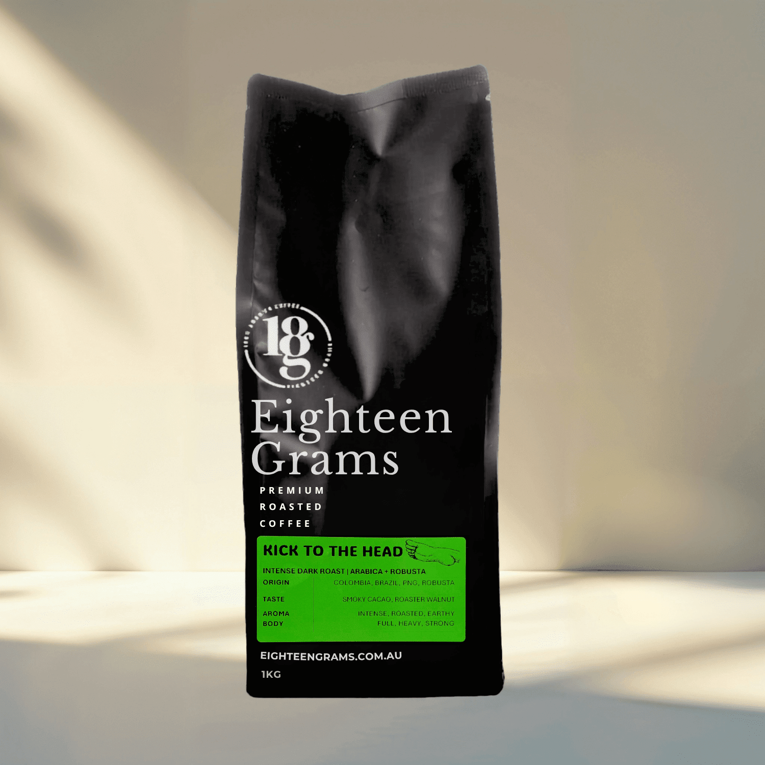 Kick To The Head – Intense Dark Roast Coffee Beans