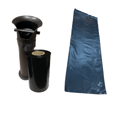 Knockout Tube Bag – Heavy-Duty, Barista-Grade Coffee Waste Bin Liner- 8 individual bags or 1 roll of 100 bags