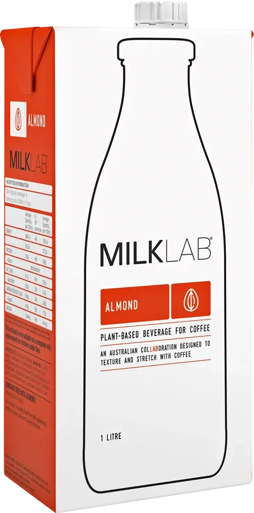 MILKLAB Almond Milk 1L or Box of 8 × 1L – Barista-Grade Dairy-Free Milk