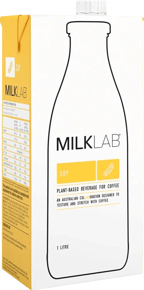 Milk Lab Soy Milk – 1L Carton or Box of 8 | Dairy-Free, Vegan, Plant-Based