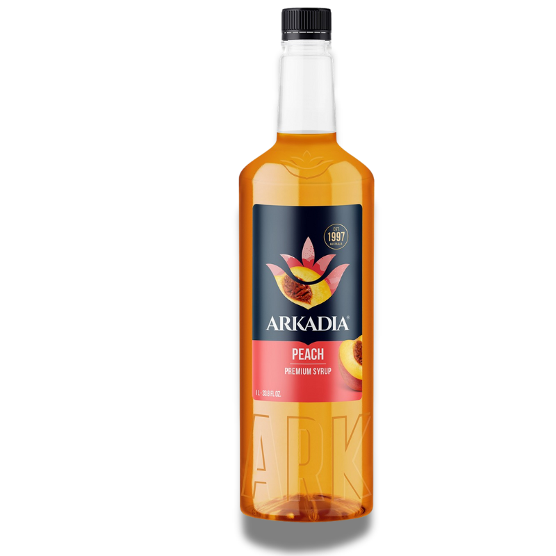 Arkadia Premium Peach Syrup 1000ml – Juicy Sweetness in Every Pour