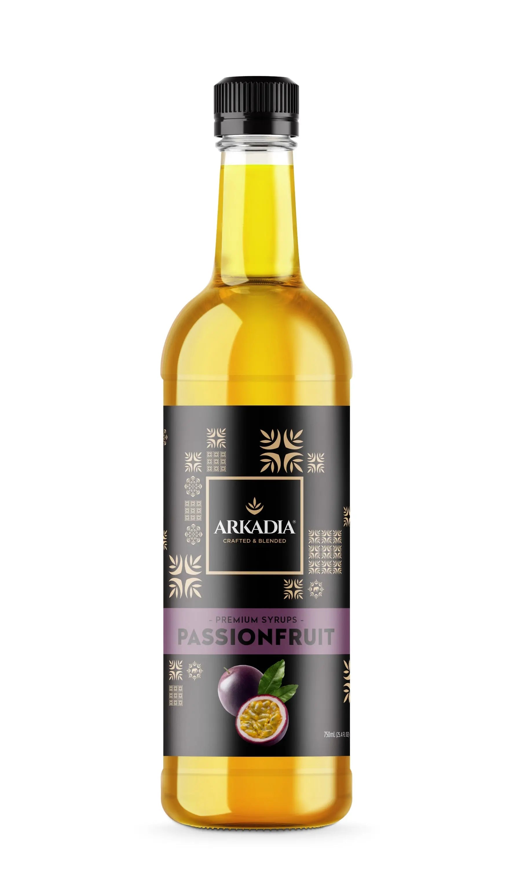 Arkadia Passionfruit Syrup 750ml – Tropical Flavour for Drinks & Desserts