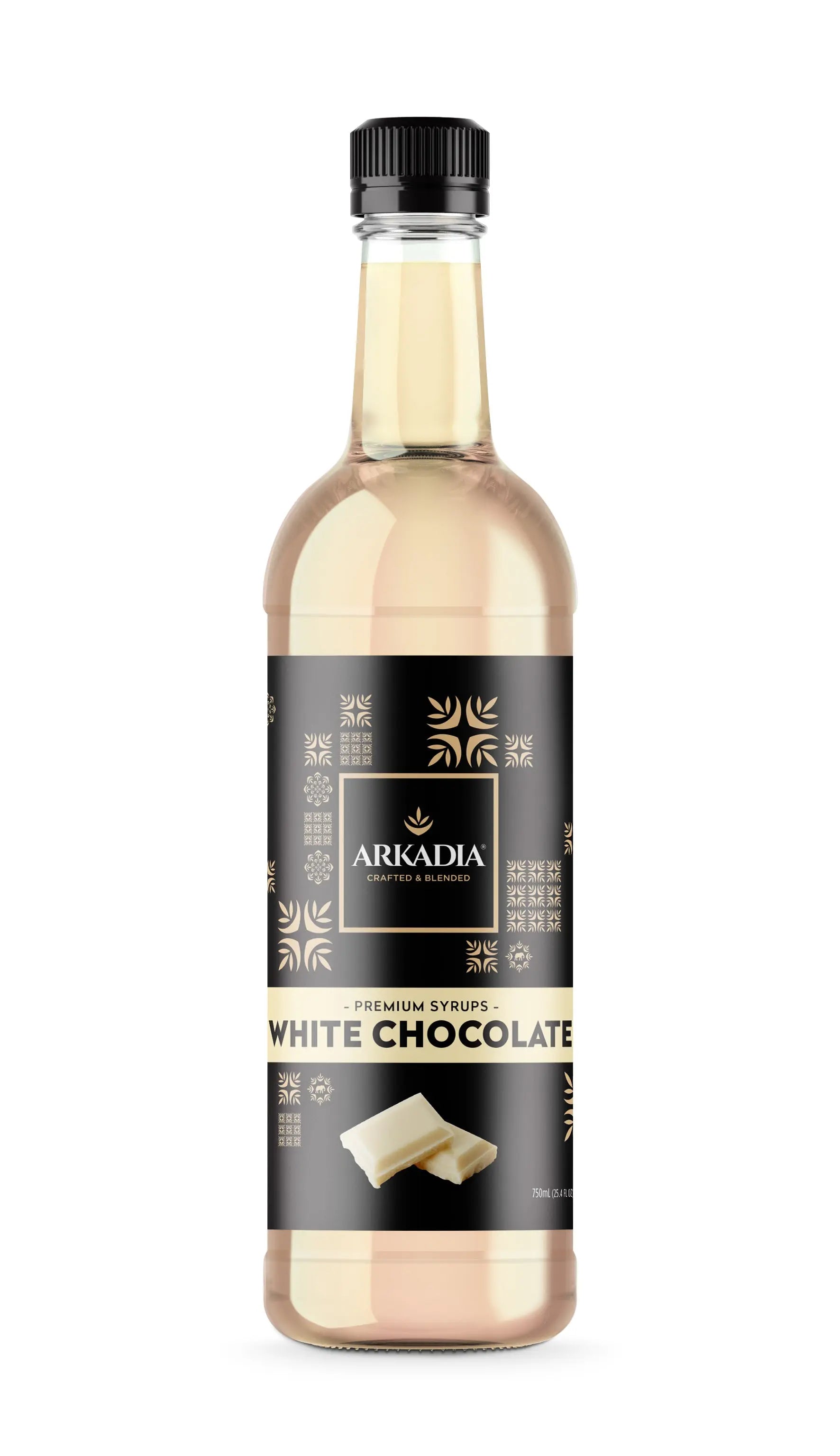 Arkadia Premium White Chocolate Syrup 750ml – Smooth, Creamy Indulgence for Drinks & Desserts
