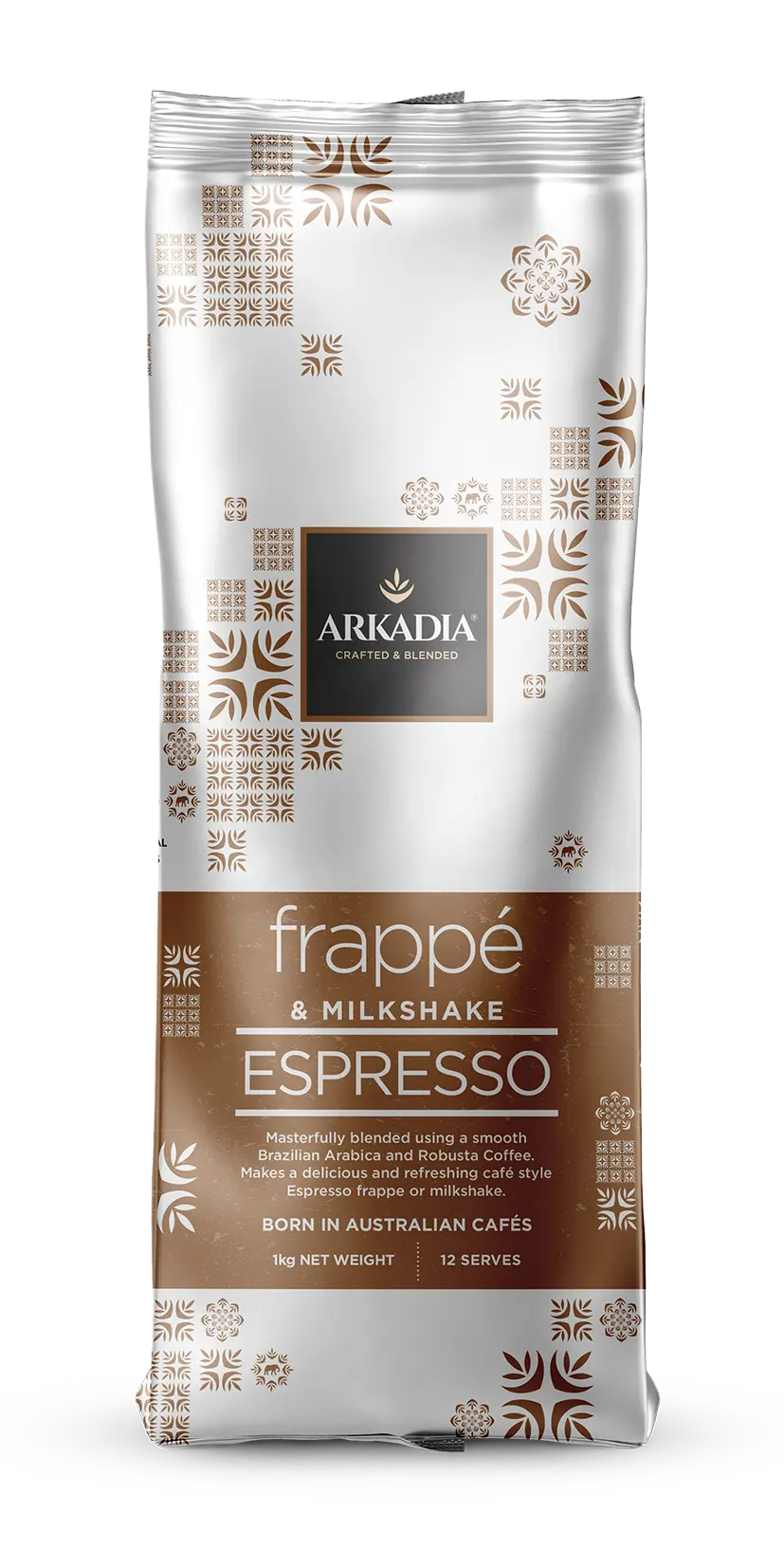 Arkadia Espresso Frappe Mix 1kg for Creamy Iced Coffee