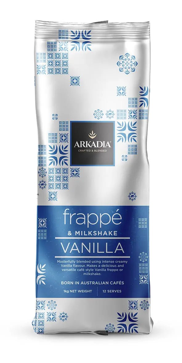 Arkadia Vanilla Frappe 1kgArkadia Vanilla Frappe Powder 1kg – Smooth, Creamy & Refreshingly Sweet