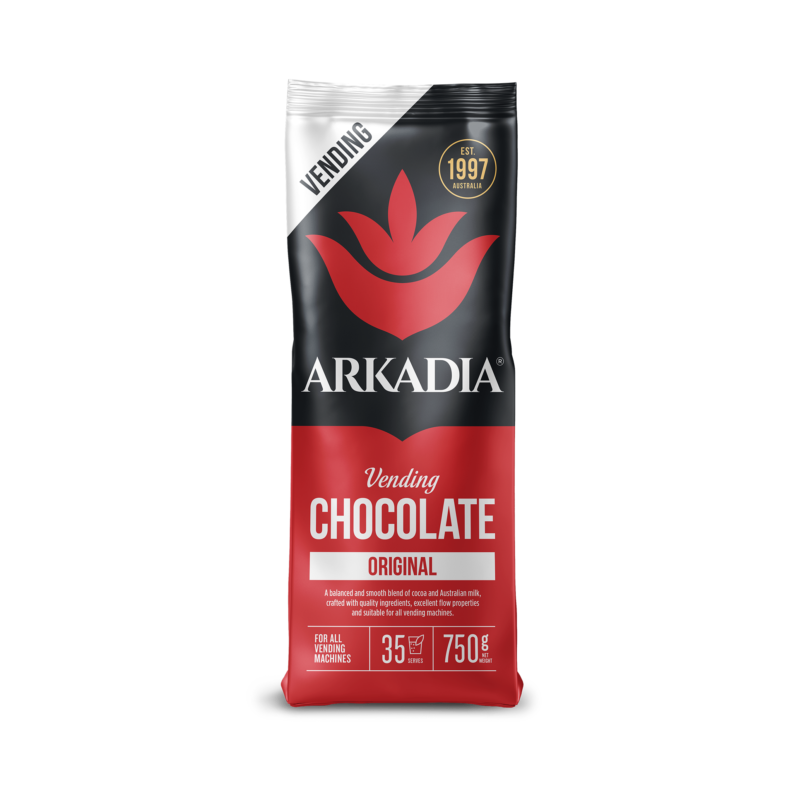 Arkadia Vending Chocolate Original 750g- buy single or box of 10
