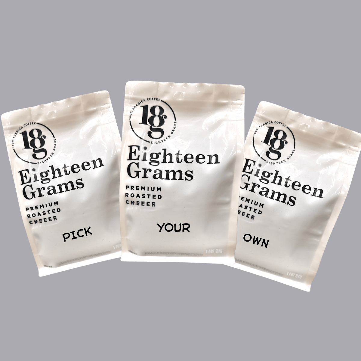 TASTER YOUR WAY- 3 X 250G ROASTED COFFEE BLEND OF YOUR CHOICE