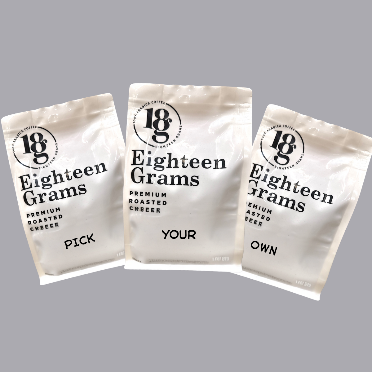 TASTER YOUR WAY- 3 X 250G ROASTED COFFEE BLEND OF YOUR CHOICE