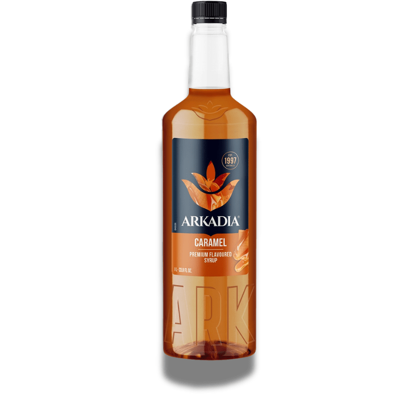 Arkadia Premium Caramel Syrup 1000ml – Rich, Buttery Sweetness in Every Pour