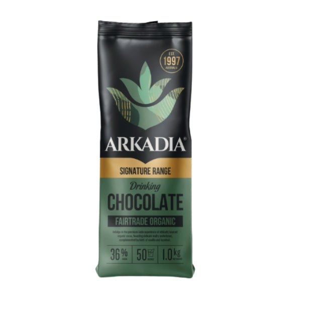Arkadia Fairtrade Organic Drinking Chocolate 1kg – Rich, Ethical & Naturally Indulgent