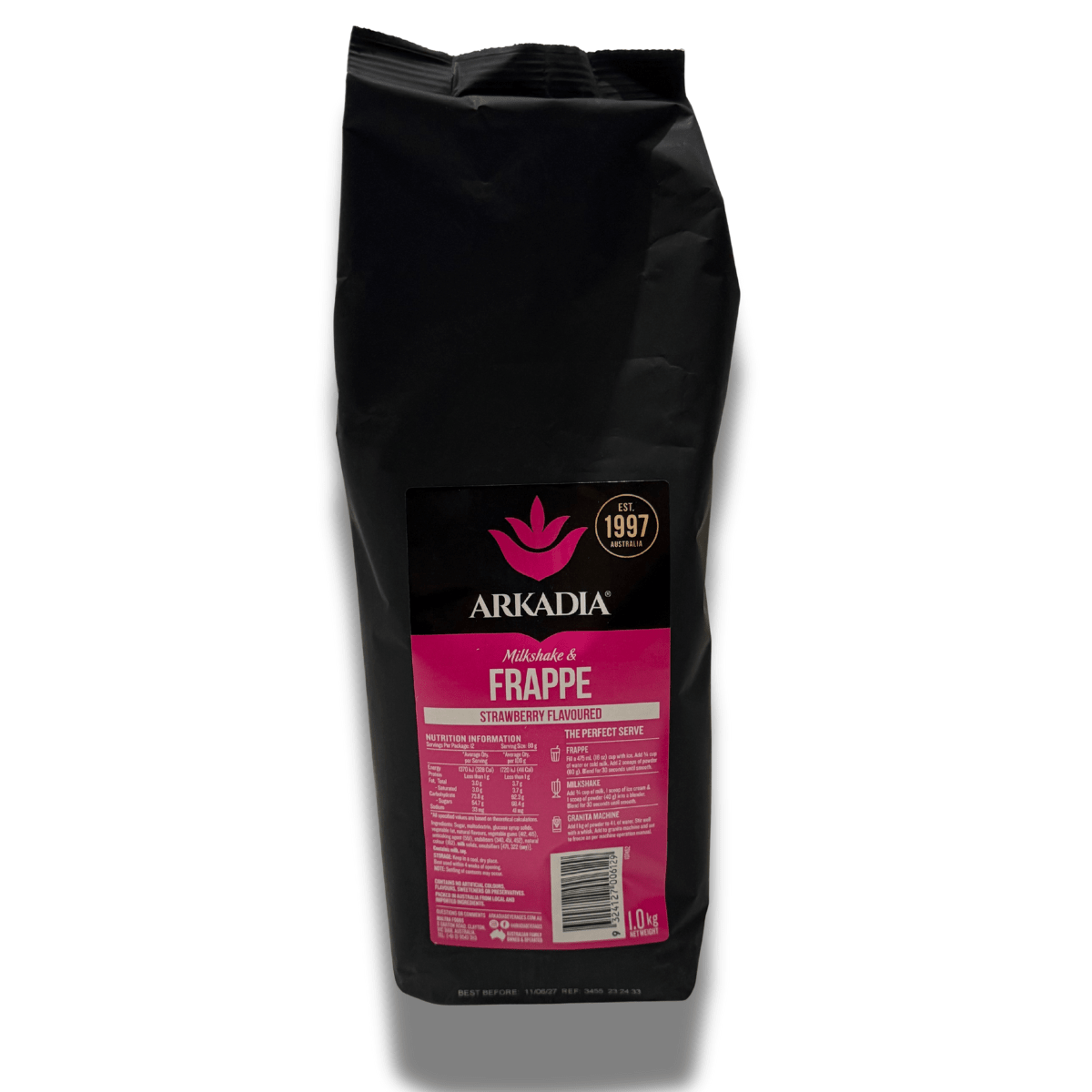 Arkadia Strawberry Frappe 1kg –  milkshake and frappe creamy rich taste