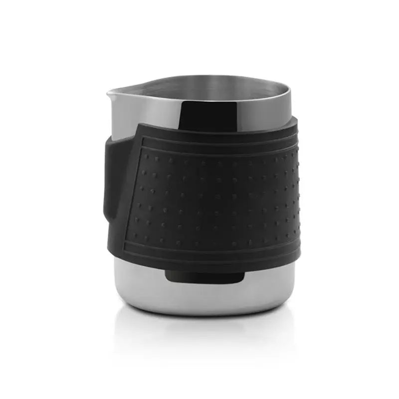 Anti-Scald Silicone Pitcher Jug -350ml Stainless Steel Milk Frothing Cup for Latte Art