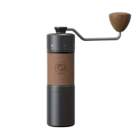 Thumbnail for Pro-Grade Manual Coffee Grinder – stainless steel (CNC) 7-Angle Burrs, Compact & Durable