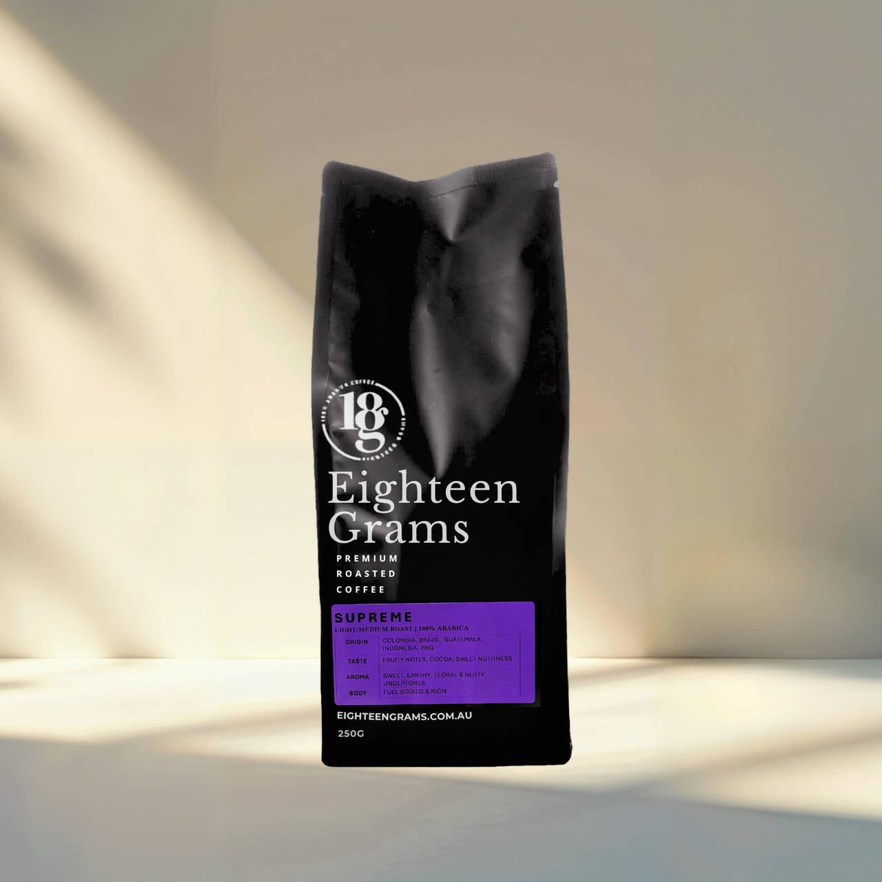 Supreme – Light/Medium Roast Coffee Beans