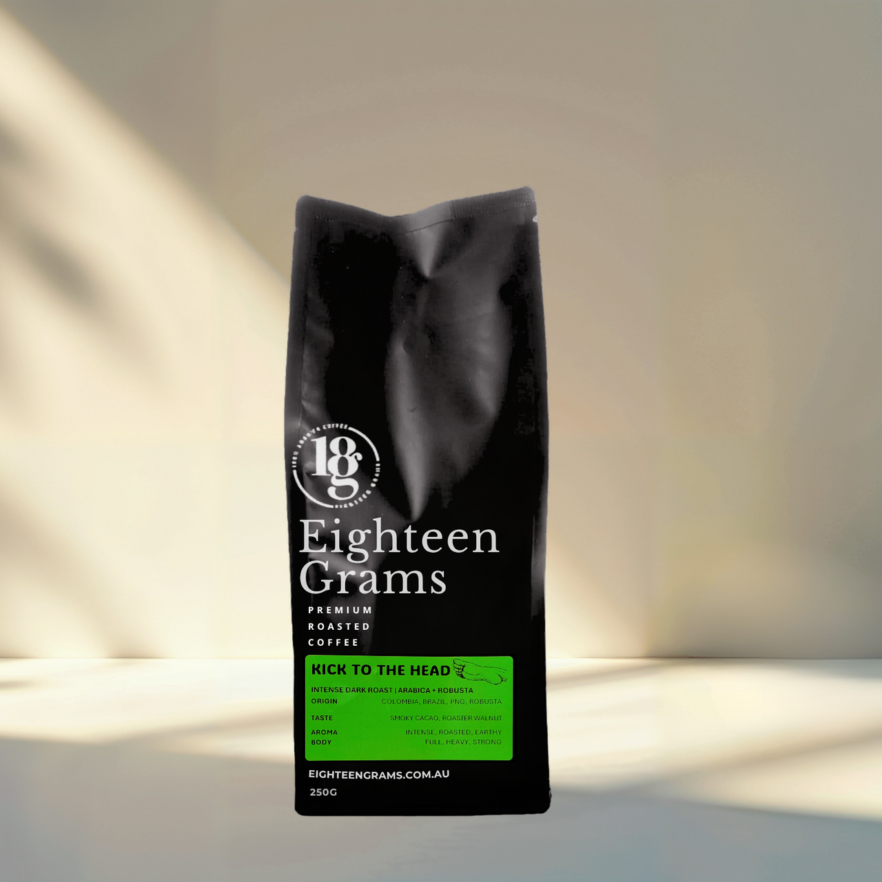 Kick To The Head – Intense Dark Roast Coffee Beans