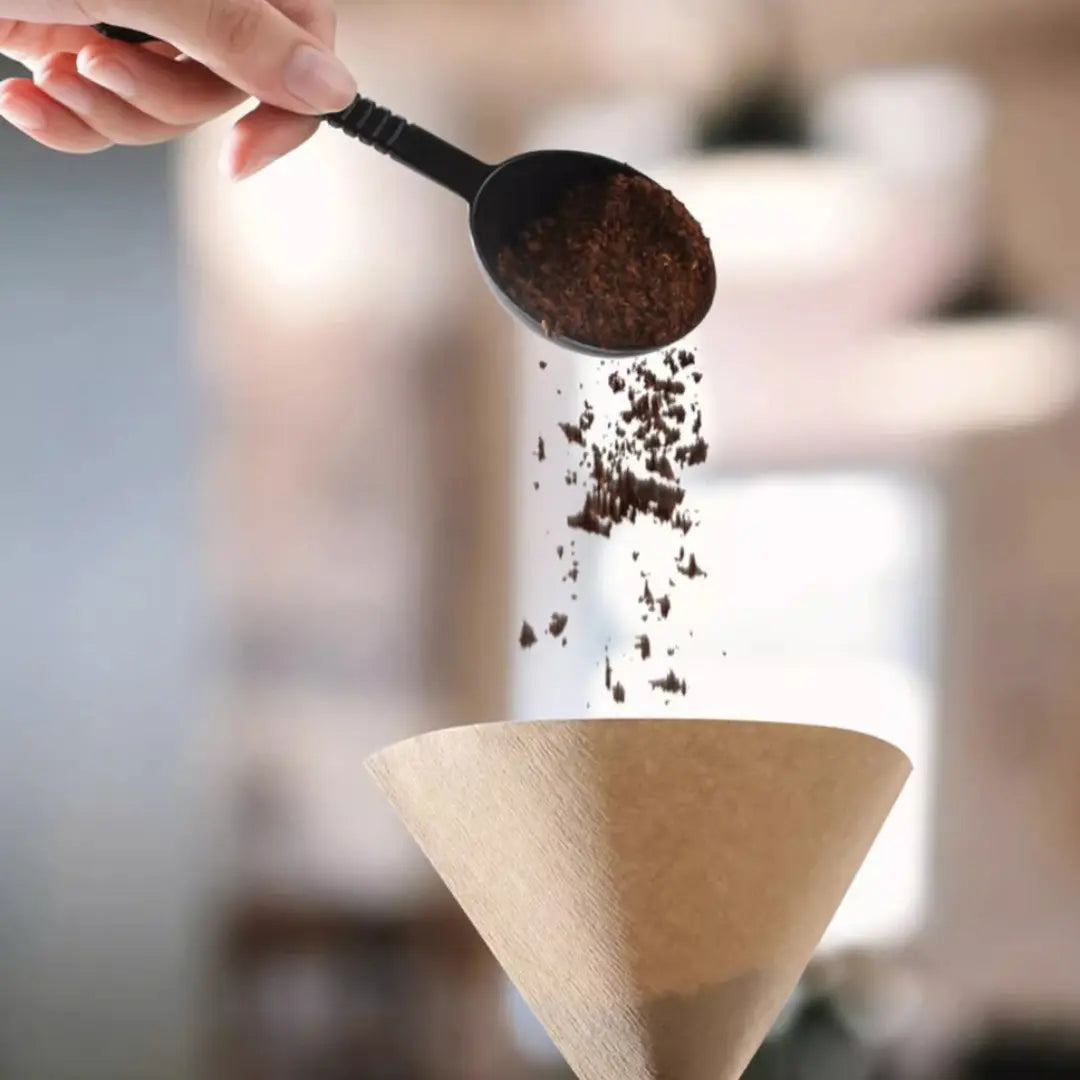 V60 COFFEE PAPER FILTER Unbleached Coffee Filter for v60 Coffee Dripper Eighteen Grams