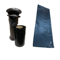 Thumbnail for Knockout Tube Bag – Heavy-Duty, Barista-Grade Coffee Waste Bin Liner- 8 individual bags or 1 roll of 100 bags