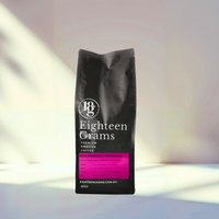 Thumbnail for Black coffee bag labeled 'Eighteen Grams' on a white background.Colombian-Popayan-Coffee-Beans 250g 