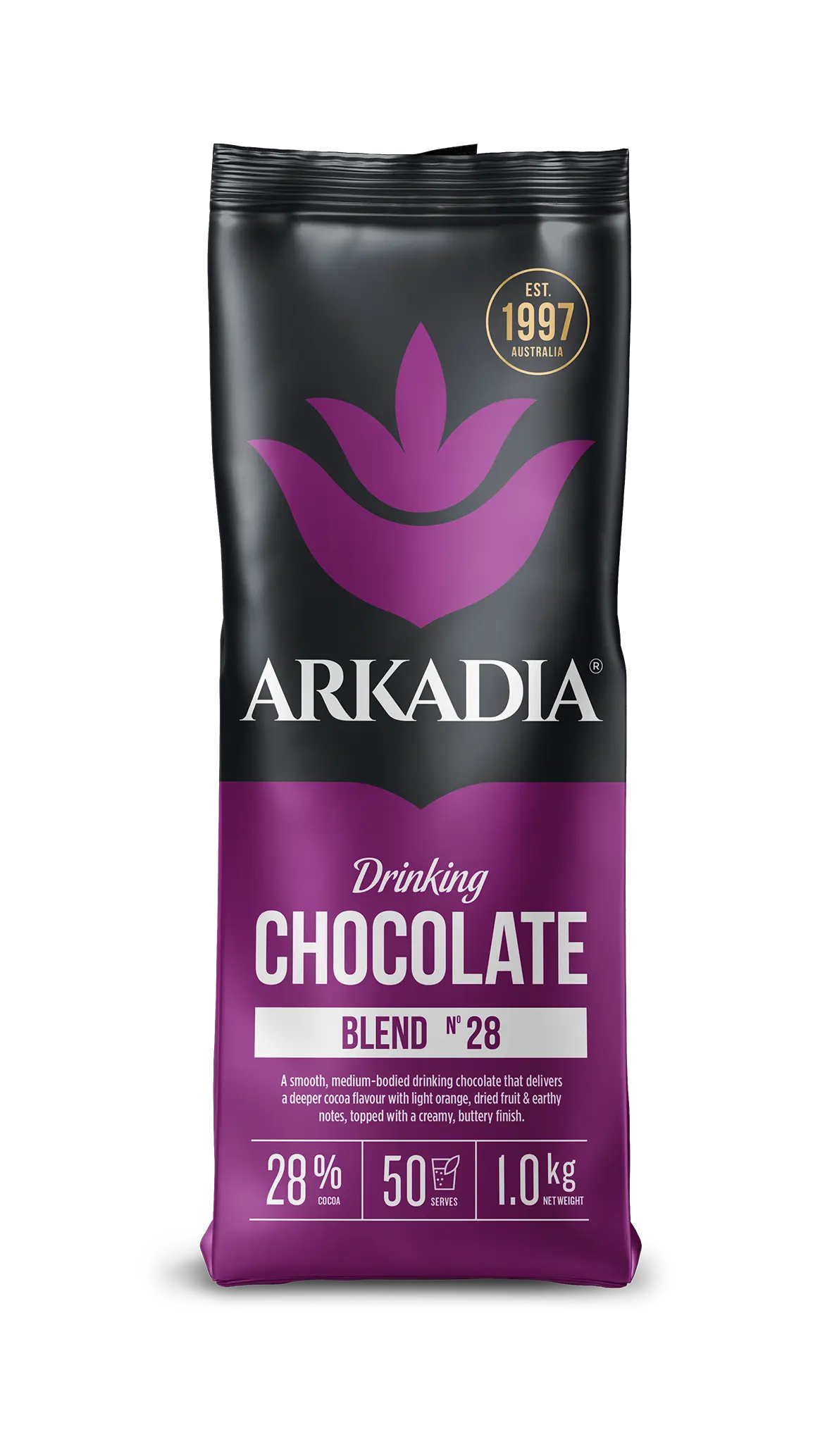 Drinking Chocolate 28% Cocoa Arkadia