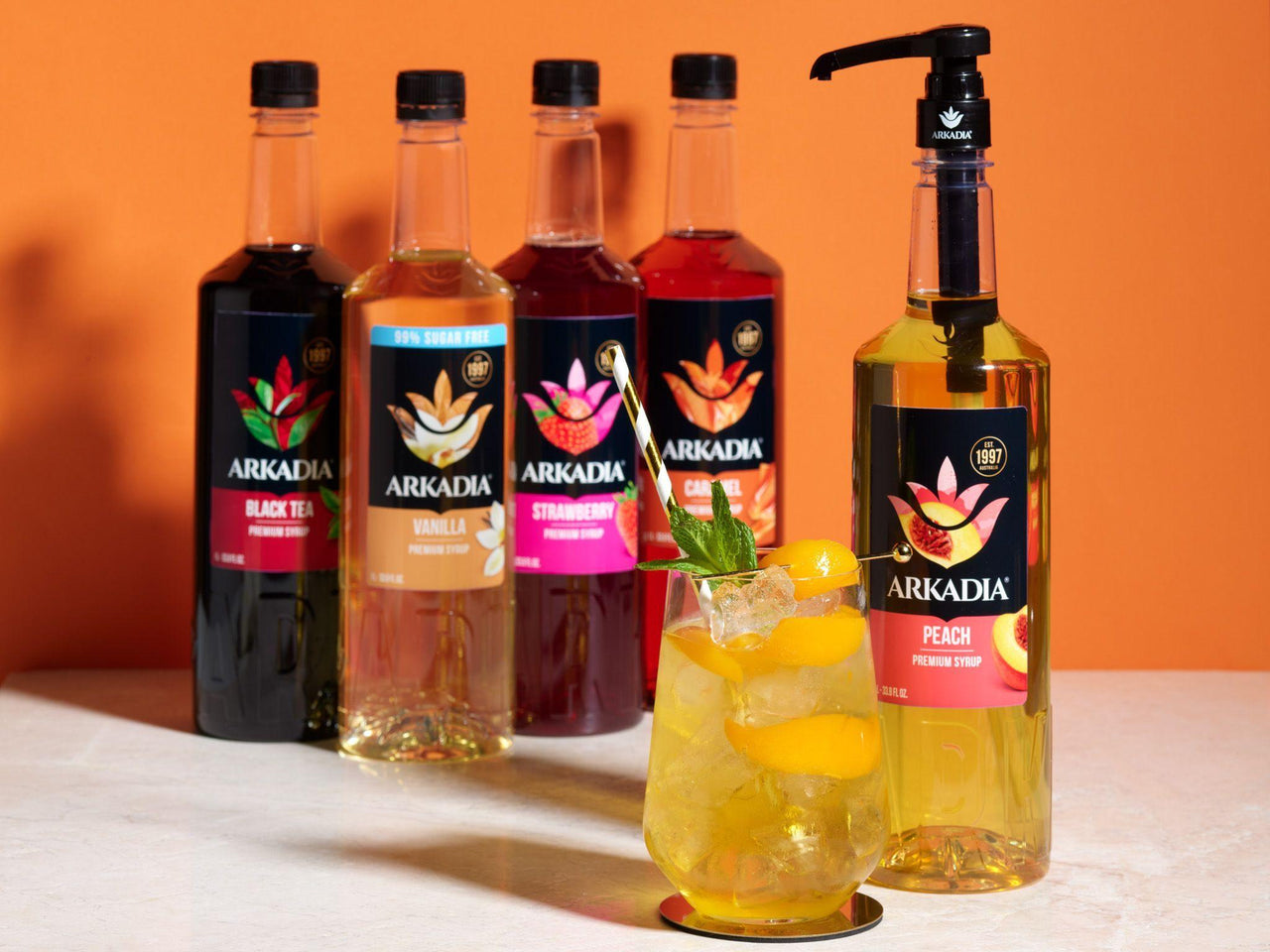 Arkadia Premium Syrup Box of 6 x 1L