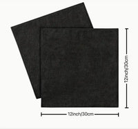 Thumbnail for Black Microfibre Barista Cloth – Espresso Cleaning Towel for Café & Home Use-2 pack