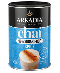 Thumbnail for Arkadia Chai Latte Spice 99% Sugar Free 240g – Low Sugar Spiced Chai Powder for Creamy Chai Lattes