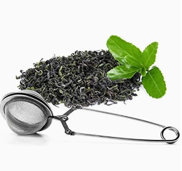 Stainless Steel Tea Infuser with Handle – Fine Mesh Loose Leaf Tea Strainer