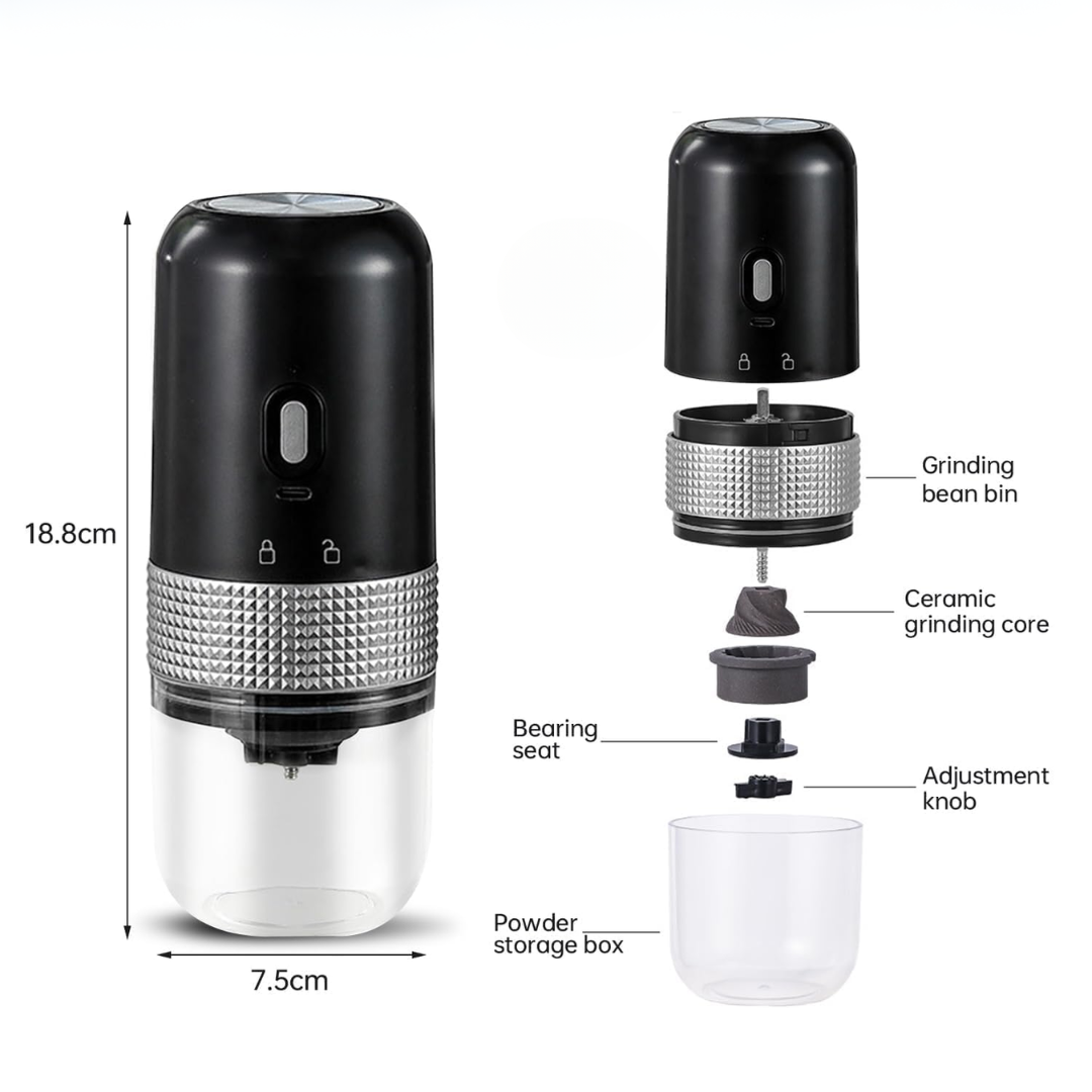 USB-Rechargeable-Electric-Coffee-and-Herb-Grinder-Compact-Design