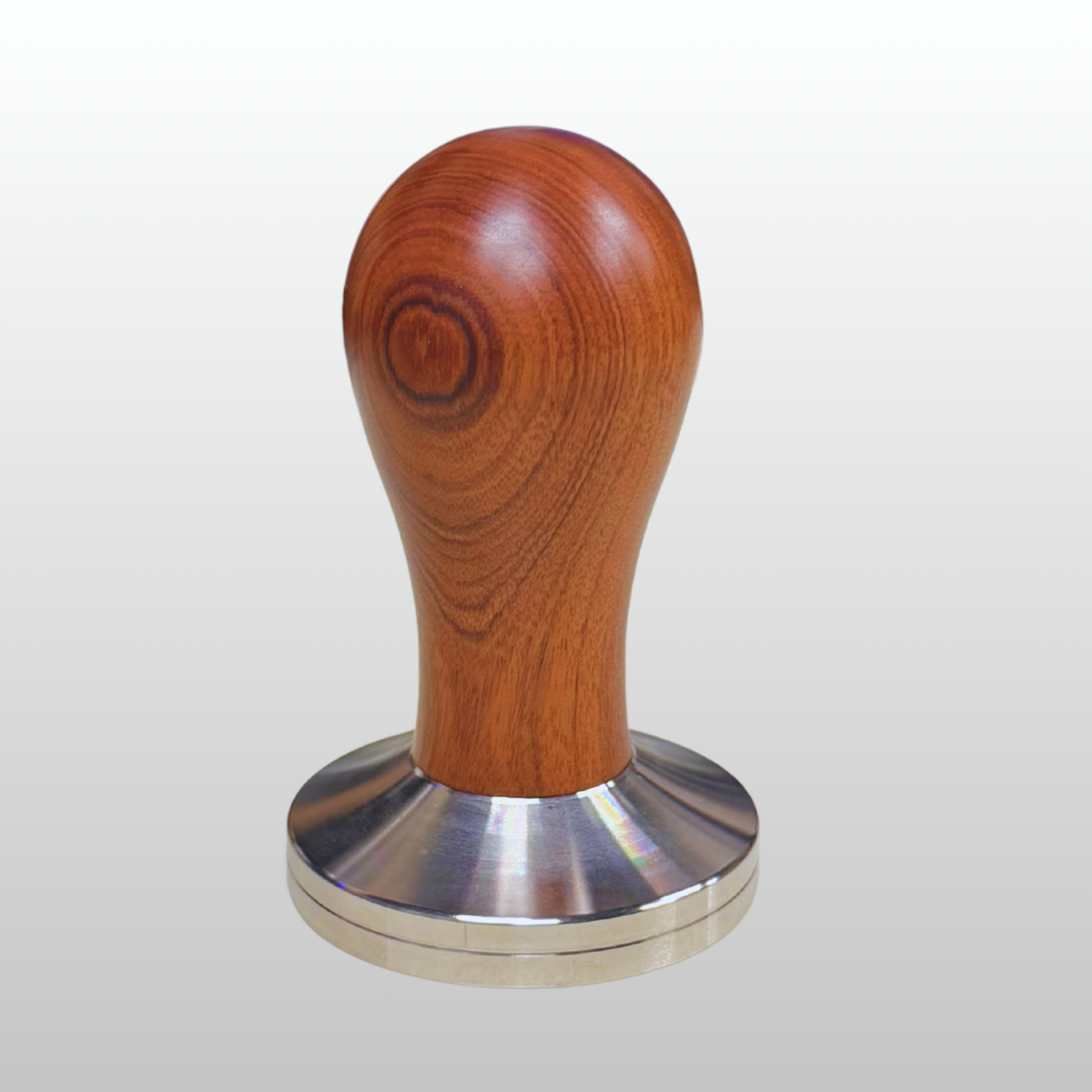 53mm Coffee Tamper with Wooden Handle | Stainless Steel