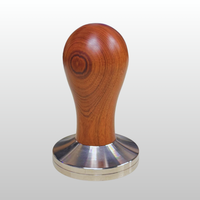 Thumbnail for 53mm Coffee Tamper with Wooden Handle | Stainless Steel