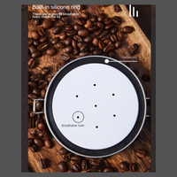 Thumbnail for Silicone ring with breathable holes on a wooden surface with coffee beans