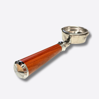 Thumbnail for 58mm Bottomless Portafilter with Rosewood Handle – Compatible with Breville BES900, BES920 & BES980 Espresso Machines