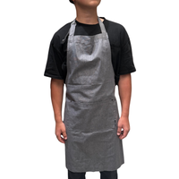Thumbnail for Person wearing a gray apron on a white background
