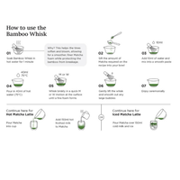 Thumbnail for Instructions on how to use a Bamboo Whisk for making matcha tea.