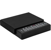 Thumbnail for Black electronic device with digital display on a white background