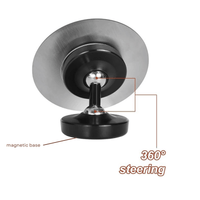 Thumbnail for Close-up of a magnetic base with 360-degree steering feature on a white background