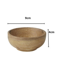 Thumbnail for Wooden bowl with dimensions indicated on a white background