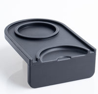 Thumbnail for Gray plastic container with a lid on a white background