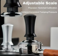 Thumbnail for Coffee tamp with adjustable scale for precision tamping pressure