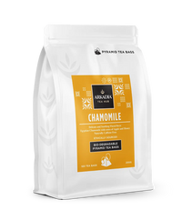 Thumbnail for A package of Arkadia Chamomile Pyramid Tea Bags, with branding and product information displayed on the front.