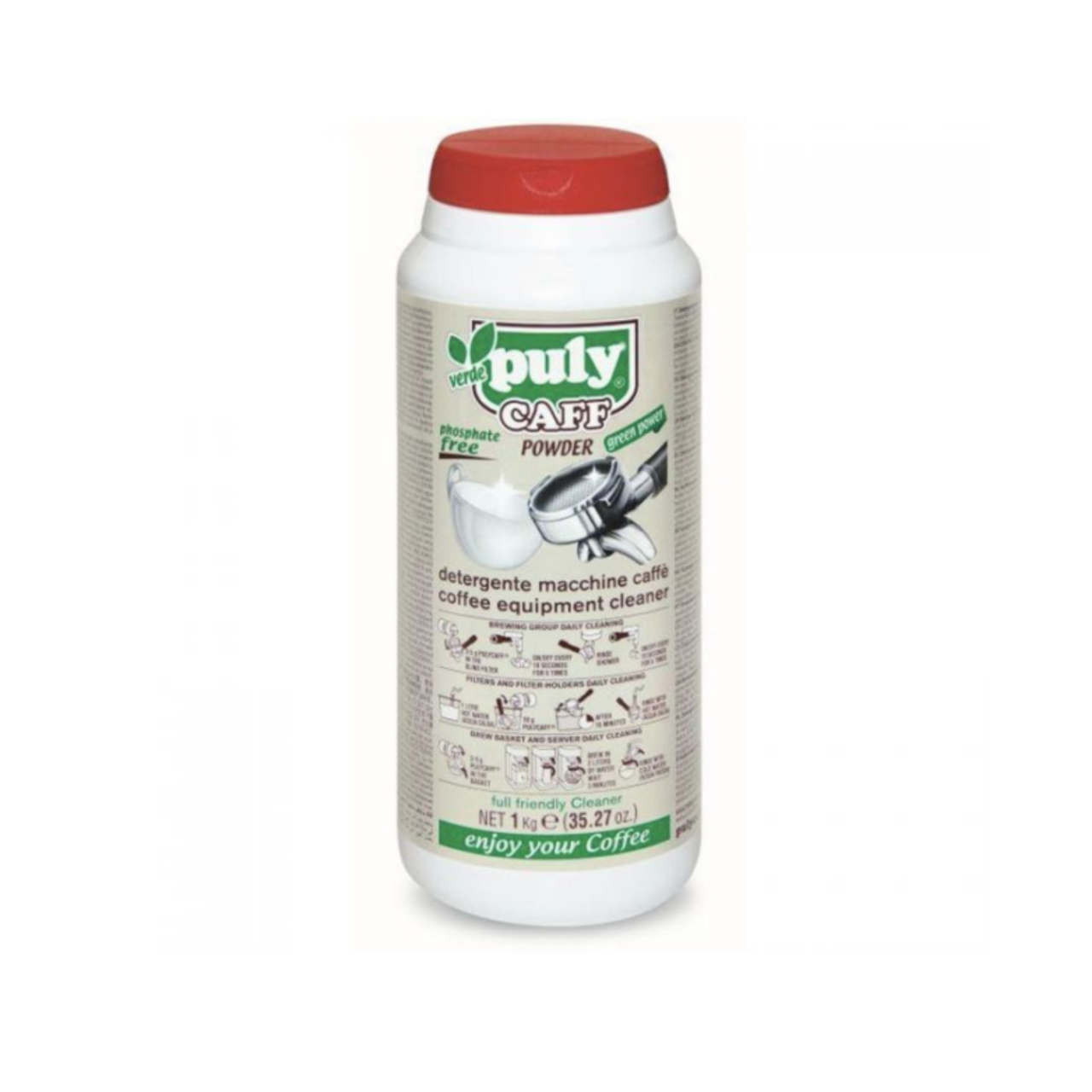 Puly Caff Coffee Equipment Cleaner Powder 1kg